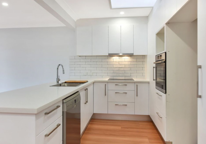 white modern kitchen